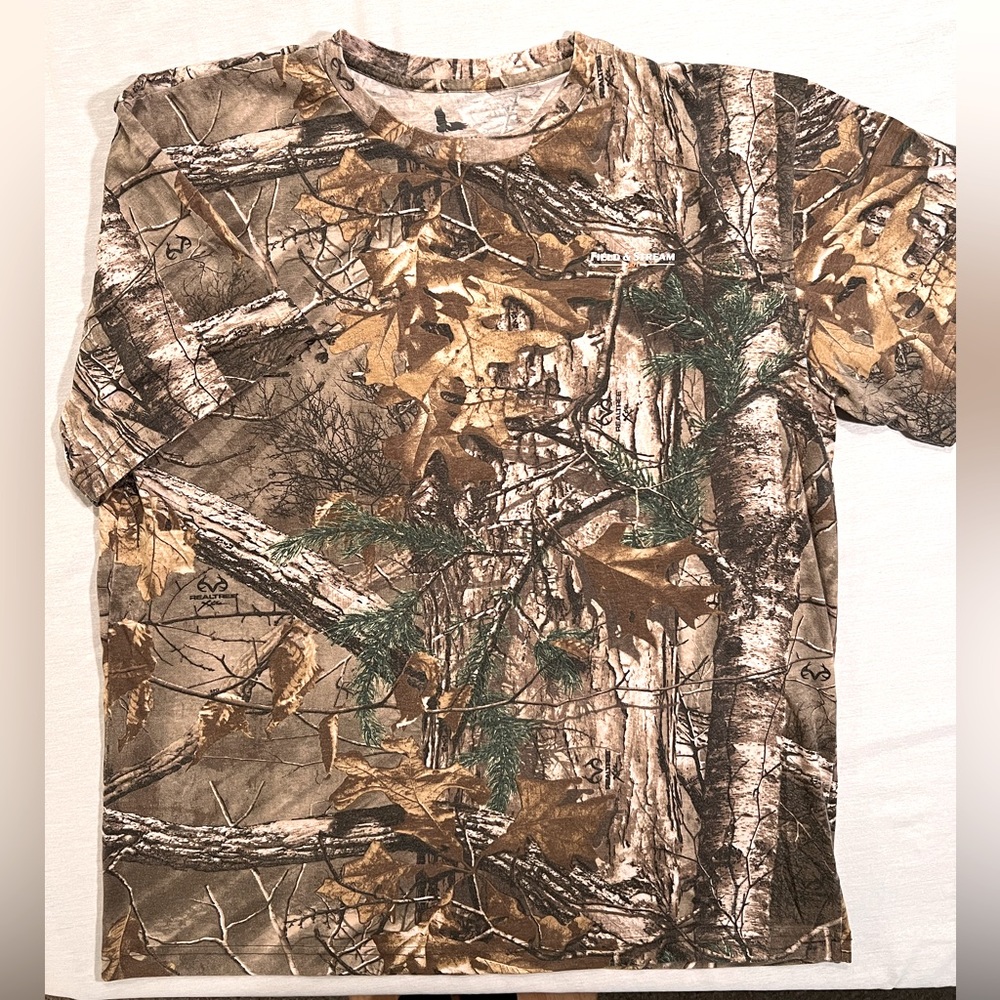 Field and stream camouflage t-shirt, XXL